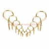 Factory Customized 1 1/4'' Copper Plated Gold Color Metal Mug Hook Cup Screw In Hooks