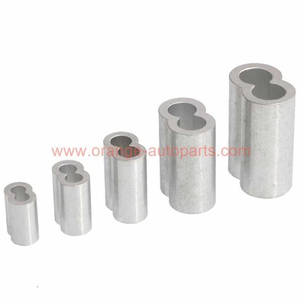 China Supplier 1 – 10mm Aluminum Oval Sleeve For Stainless Steel Wire Rope Swage Clip