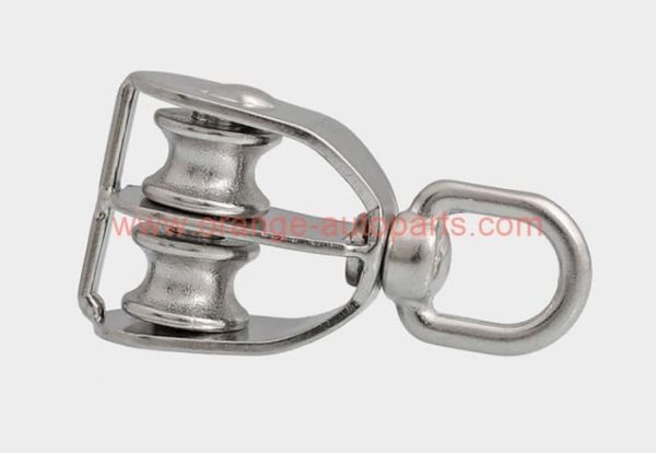 Factory Customized 1/2'' – 2" Stainless Steel 304 Marine Rigging Single Sheave Pulley Block With Swivel Eye