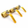 China Manufacturer 1/2" 3/4" 1" Brass Ball Valves