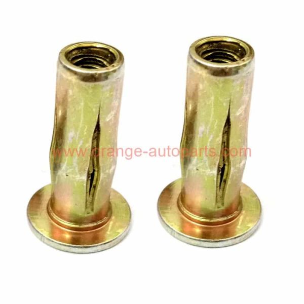 China Supplier 1/4 3/8 Steel Galvanized Pre Bulbed Threaded Insert Cross Nut Rivnut