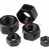 Factory Price 1/4'' – 3'' Gr10.9 Black A194 2h Heavy Hexagon Nuts For Use With Structural Bolts