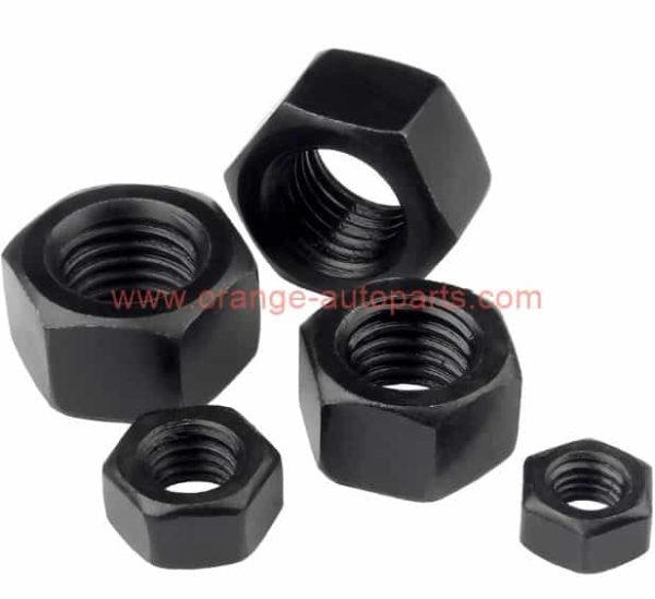 Factory Price 1/4'' – 3'' Gr10.9 Black A194 2h Heavy Hexagon Nuts For Use With Structural Bolts