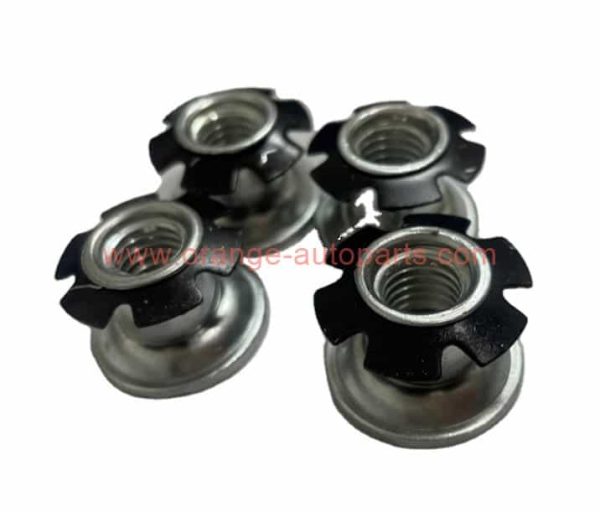 Factory Price 1/4 5/16 3/16 3/8 Mountain Bike Bicycle Pipe Connector Threaded Sunflower Inserts Nut For Round Steel Tubes End Star Nut