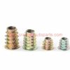 Wholesale Price 1/4 5/16 3/8 Cheap Zinc Alloy Furniture Embedded Nut Threaded Wood Insert Nut