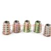 Wholesale Price 1/4 5/16 3/8 Cheap Zinc Alloy Furniture Embedded Nut Threaded Wood Insert Nut