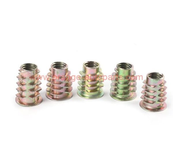 Wholesale Price 1/4 5/16 3/8 Cheap Zinc Alloy Furniture Embedded Nut Threaded Wood Insert Nut