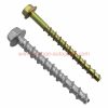 Wholesale Price 1/4 5/16 3/8 Steel Zinc Plated Concrete Anchor Screws