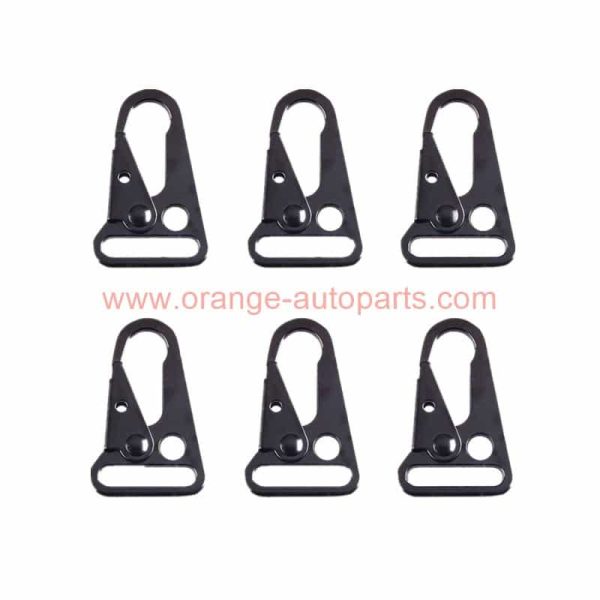 Factory Customized 1 Inch 25mm Black Metal Buckle Heavy Duty Spring Snap Hook Sling Clips For Gun And Rifle Straps