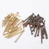 Factory Customized 1.2mm 1.5mm 2.0mm 2.8mm Pure Copper Nail Round Head Brass Nails