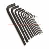 Factory Customized 1.5mm-6mm Black L Shaped Square Hex Allen Key Wrench