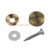 Factory Customized 10 – 25mm Brass Screw Cap Covers Decorative Fittings Brushed Bright Mirror Nails