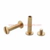 China Manufacturer 10*4*6mm Stainless Steel Brass Garment Accessories Belt Rivet Studs For Leather