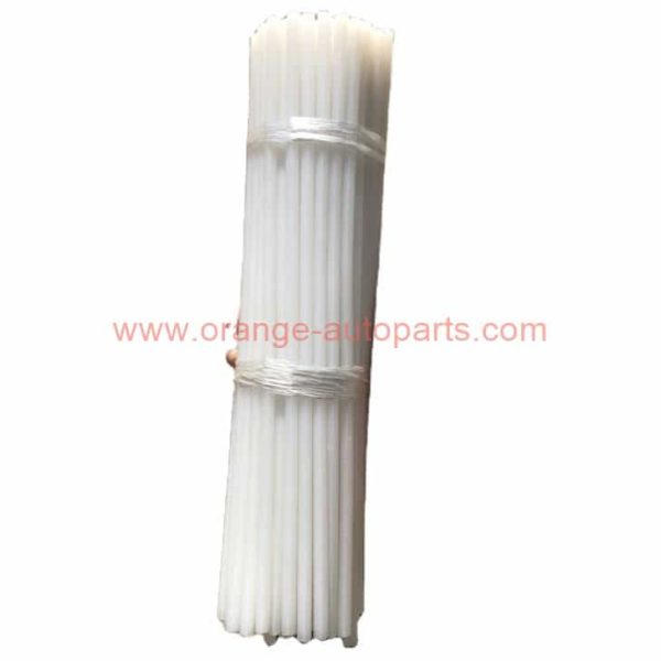 China Supplier 1000mm White Nylon 66 Double Head Threaded Rod Plastic