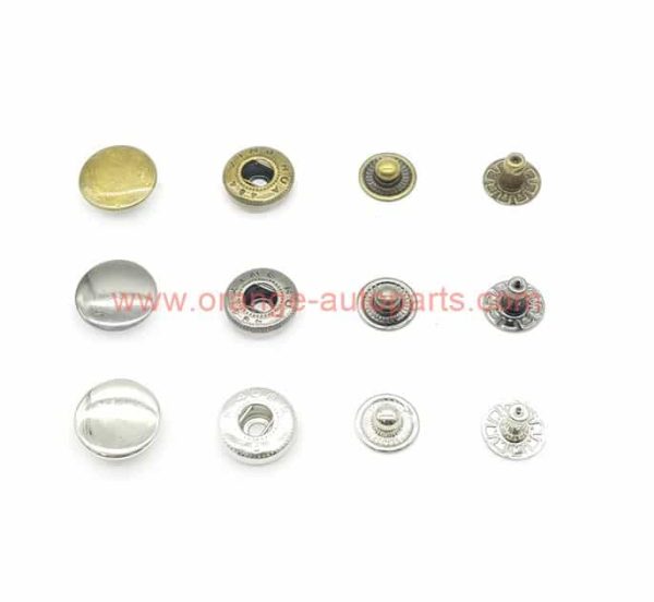 Factory Customized 10mm 12mm 15mm Metal Buttons Press Studs Sewing Snap Fastener Button