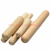 Factory Customized 10mm Wooden Dowel Pins Cabinet Drawer Grooved Dowel Rods Round Furniture Connector Fastener Accessories