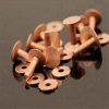 China Manufacturer 11.5 Copper Metal Rivet Blank Column Copper Rivet Fastening Leather Tool