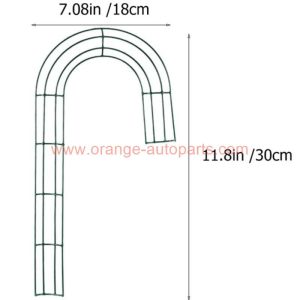 China Supplier 12 14 16 20 Inches Flowers Wreath Frame Green Wire Wreath Forms For Door Decoration