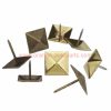 Wholesale Price 12/14/19/30/40mm Brass Square Sofa Nail Antique Upholstery Nail Decoration Nails For Furniture