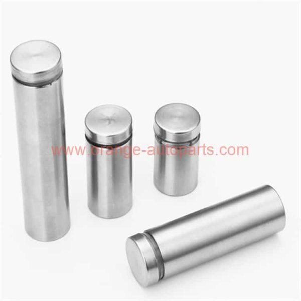 China Supplier 12*25mm Stainless Steel Hollow Advertisement Fixing Screws Glass Standoff Pin Fastener