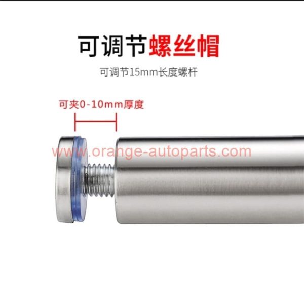 China Supplier 12*25mm Stainless Steel Hollow Advertisement Fixing Screws Glass Standoff Pin Fastener