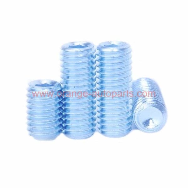 China Supplier 12.9 Grade Alloy Steel Zinc Plated Din 916 Hex Socket Cup Point Set Screws