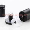 Factory Price 12mm 16mm 19mm Black Color Stainless Steel Acrylic Advertising Nails Sign Fixing Standoff Screw