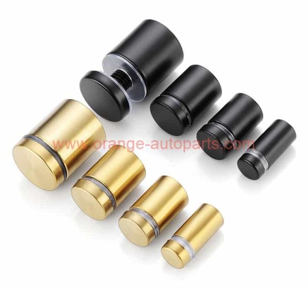 Factory Price 12mm 16mm 19mm Black Gold Stainless Steel Advertising Fixing Nails Sign Standoff Screw