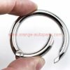 Factory Customized 13mm 25mm 35mm Cheap Key Chain Spring Snap Hooks O Ring Circle Round Carabiner