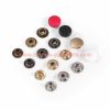 Factory Customized 15mm Brass Metal Press Studs Sewing Button Double Snap Button For Jeans/clothing/diy