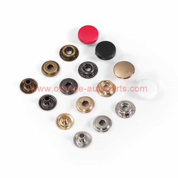 Factory Customized 15mm Brass Metal Press Studs Sewing Button Double Snap Button For Jeans/clothing/diy