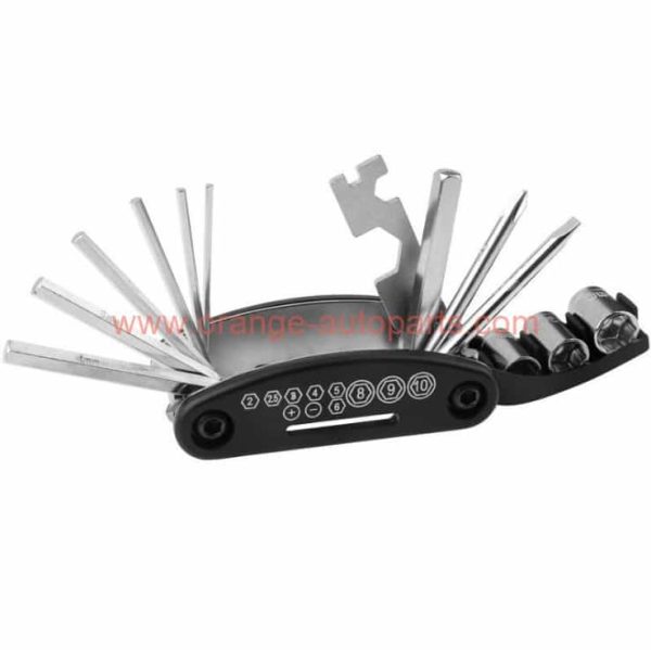 Wholesale Price 16 In 1 Multi-functional Bicycle Screwdriver Repair Tools Kit Folding Hex Allen Key Wrench Set