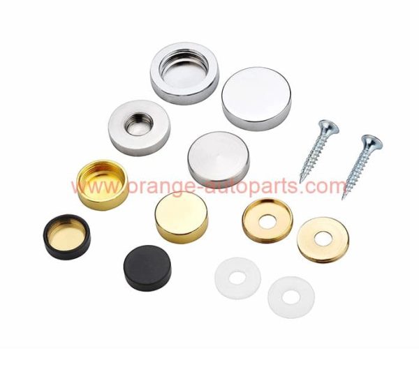 Factory Customized 17mm 19mm 22mm Decorative Brass Mirror Screw Nail Polished