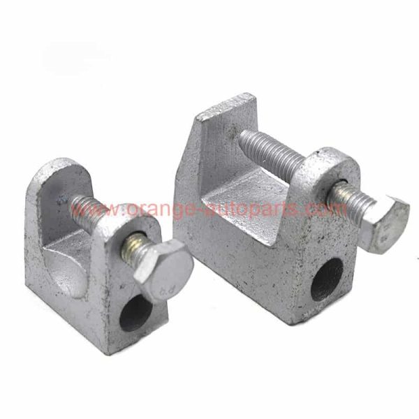 China Manufacturer 18/20/25/35/45mm Heavy Duty Cast Iron Hdg Girder Beam Clamps Insulator Support