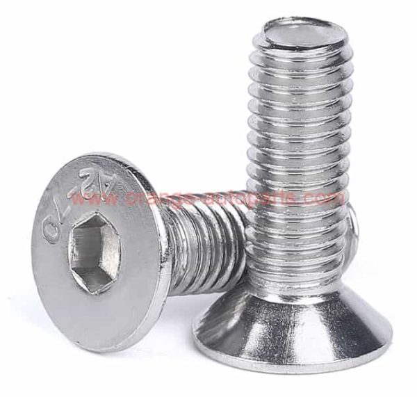 Factory Price 2#4#6#8#10# 1/4 5/16 3/8 Stainless Steel Flat Countersunk Head Hexagon Allen Socket Screw Bolts