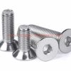 Factory Price 2#4#6#8#10# 1/4 5/16 3/8 Stainless Steel Flat Countersunk Head Hexagon Allen Socket Screw Bolts