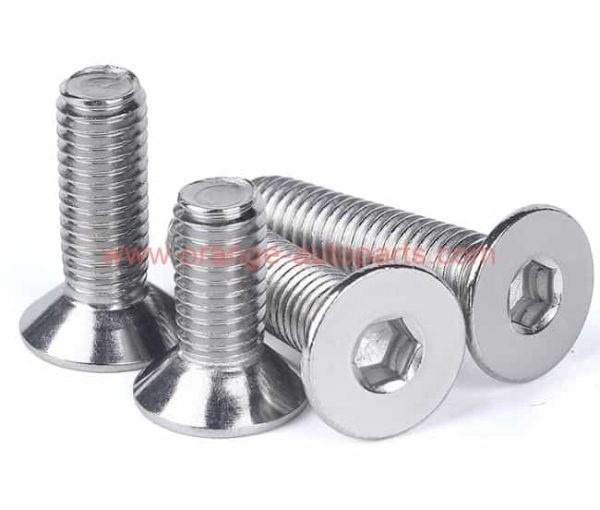 Factory Price 2#4#6#8#10# 1/4 5/16 3/8 Stainless Steel Flat Countersunk Head Hexagon Allen Socket Screw Bolts