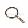 Factory Price 2.0*30mm Steel Flat Split Rings Key Chain Ring