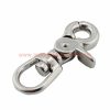 Factory Price 20mm 25mm Stainless Steel Round Swivel Eye Lobster Clasps Clip Trigger Snap Hook