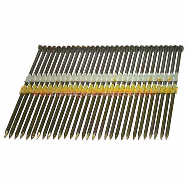 China Manufacturer 21 Degree 3 Inch Plastic Framing Nail