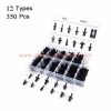 Wholesale Price 240pcs 350pcs Plastic Rivet Fasteners Auto Trim Clips Push Clip Kit For Car Bumper