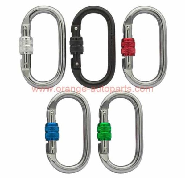 Wholesale Price 25kn 110*60 Cheap Outdoor O Type Master Lock Climbing Carabiner