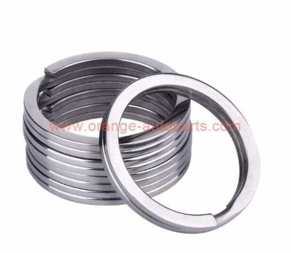 Factory Price 25mm 12mm Stainless Steel Flat Split Rings Key Chain Ring