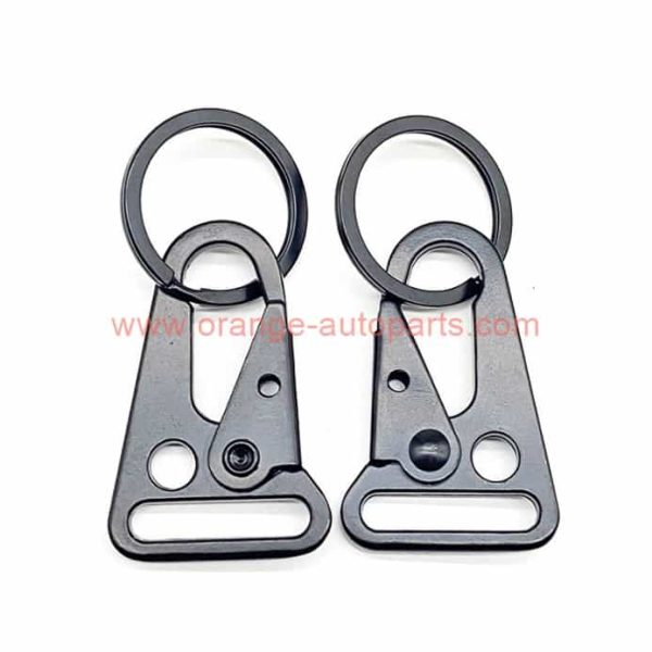 Factory Price 25mm 32mm 38mm Black Keychain Webbing Hang Buckle Spring Snap Hook Rifle Gun Sling Clip Hook