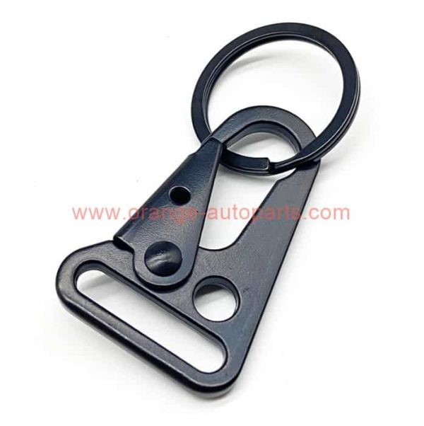 Factory Price 25mm 32mm 38mm Black Keychain Webbing Hang Buckle Spring Snap Hook Rifle Gun Sling Clip Hook