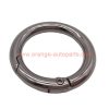 Wholesale Price 25mm 35mm Cheap Metal Key Chain Spring Snap Hooks O Ring Round Carabiner