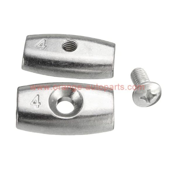 Factory Customized 2mm 4mm 6mm Stainless Steel Cable Clamp Thread Wire Rope Grip Cable Simplex Clamp