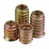 China Supplier 3/16 1/4 5/16 3/8 Steel Galvanized Furniture Wood Threaded Insert Nuts