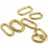 China Manufacturer 3.0 4.0mm Brass Diy O Ring Oval Round Rings D Type Snap Hooks