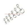 Factory Customized 304 316 Stainless Steel 1/2 5/8 3/4 Swivel Eye Bolt Snap Hooks